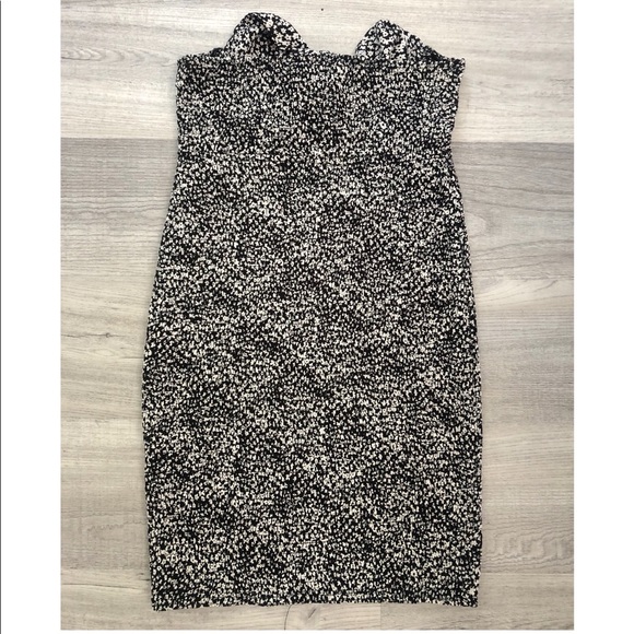 Black & White Mini Dresss - Picture 2 of 4